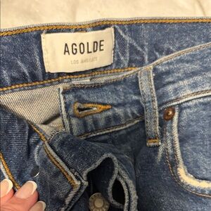 Agolde Skinny Jeans in Classic Blue